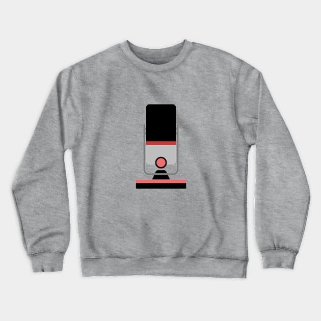 Microphone Crewneck Sweatshirt by Hobbies Design